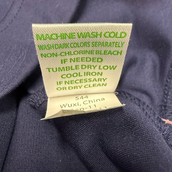 Lilly Pulitzer Biaocchi Pant Women’s Large True Navy Legging-Fit NWT - Picture 4 of 8